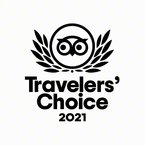 Tripadvisor gives a Travelers' Choice award to accommodations, attractions and restaurants that consistently earn great reviews from travelers and are ranked within the top 10% of properties on Tripadvisor.